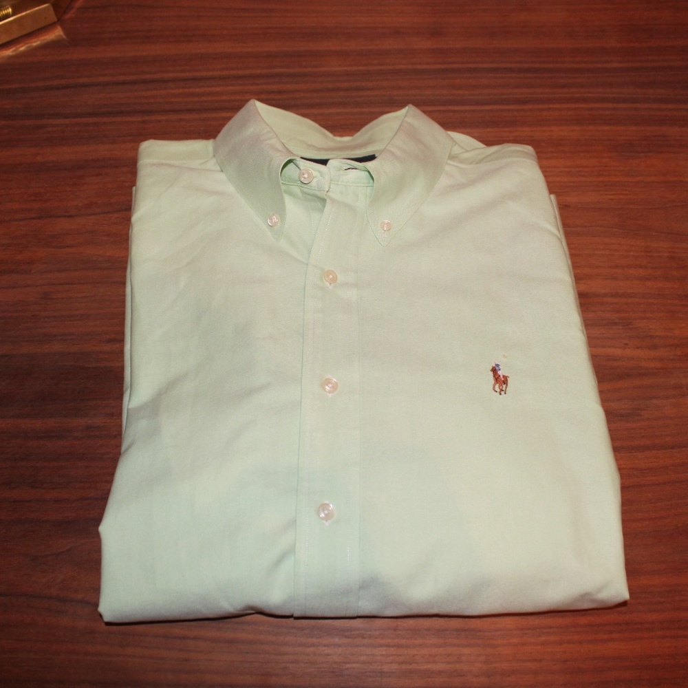 Ralph Lauren Pastel Green Button Down